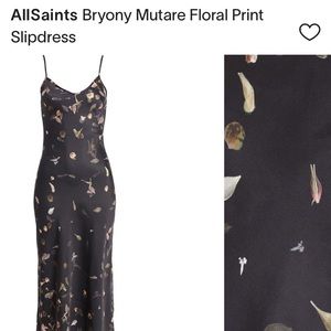 All saints floral slip dress Bryony